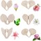 Gumpaste Flowers and Leaves Fondant Tool Kit-6set Fondant Flowers Silicone Mold 7set Gum Paste Flower Cutter Set 20 Flower Clay Modeling Tools 1 Leaf Veining Board 1 Flower Foam Pad 6 Fondant Brushes
